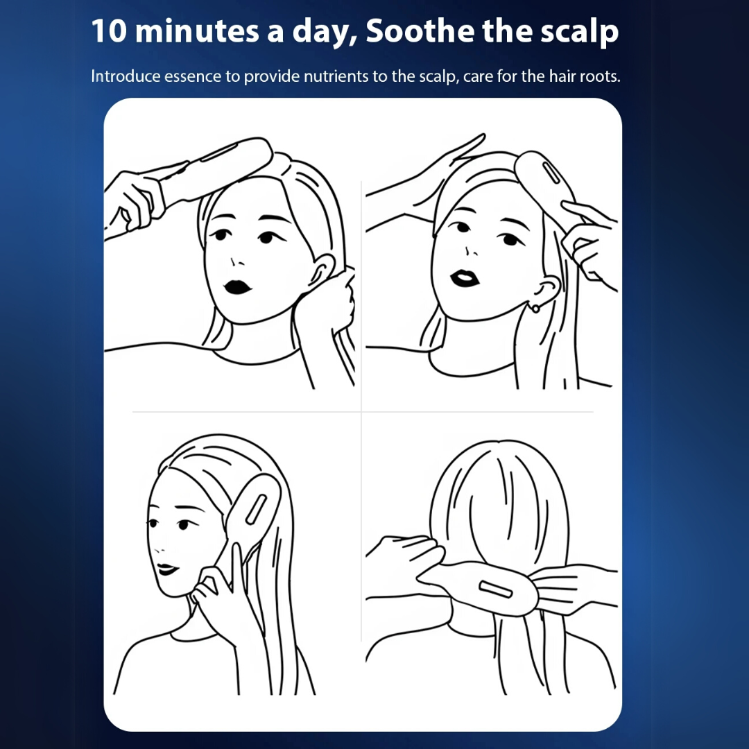 Electric Scalp & Hair Care – EMS, LED Therapy