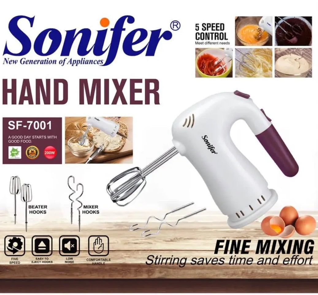 Sonifer Hand Mixer 200W SF7001