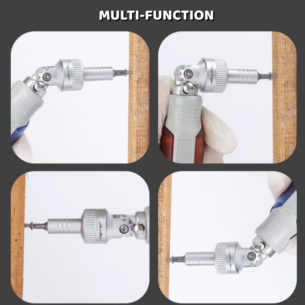 15 in 1 Magnetic Ratchet Screwdriver Set โ Multi-Angle Adjustable Tool Kit for DIY Repairs