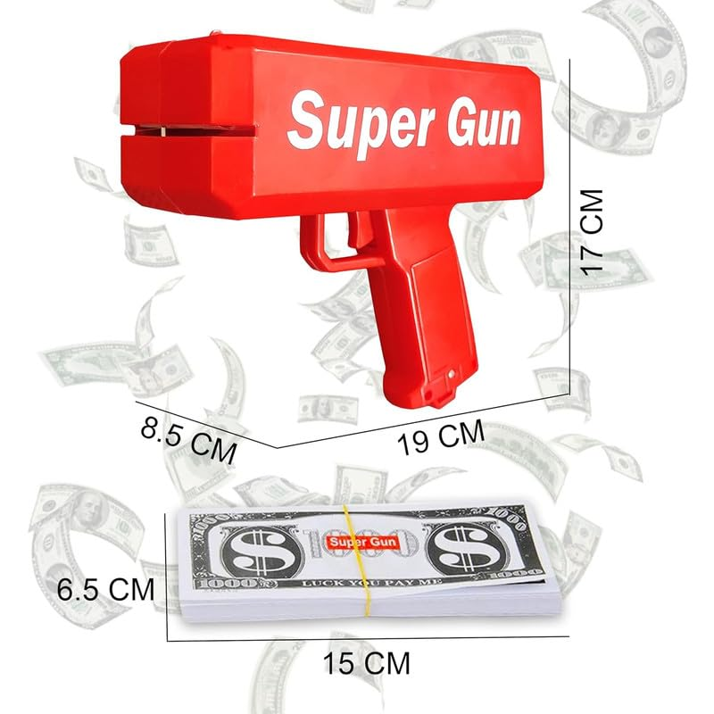 Cash Cannon Money Gun Toy