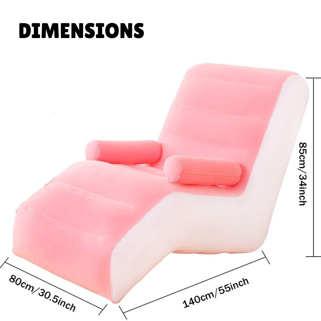 Lazy Inflatable Sofa, S-shaped Sofa