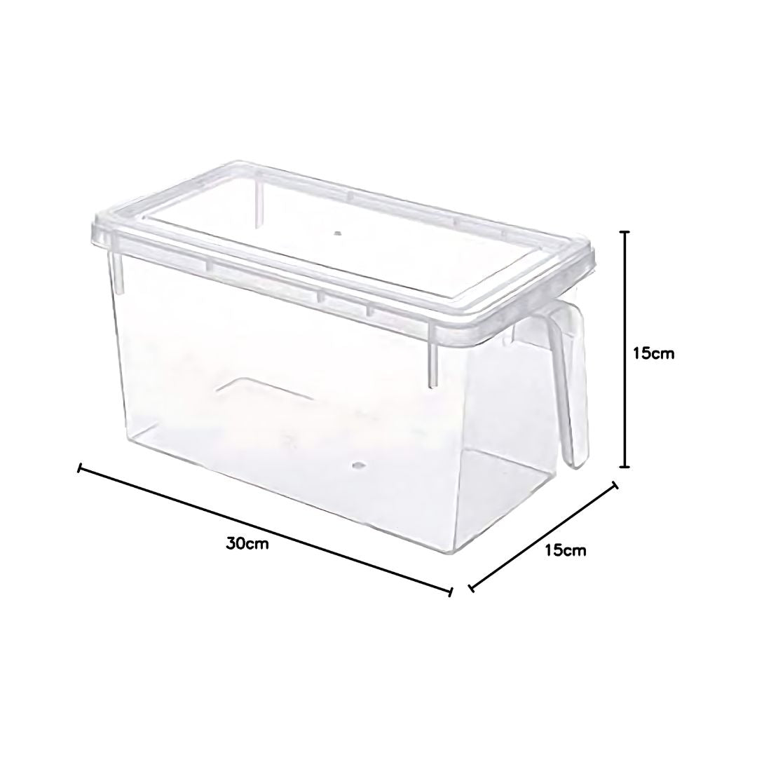 Kitchen Organizer Plastic Kitchen Refrigerator Storage Box With Lid