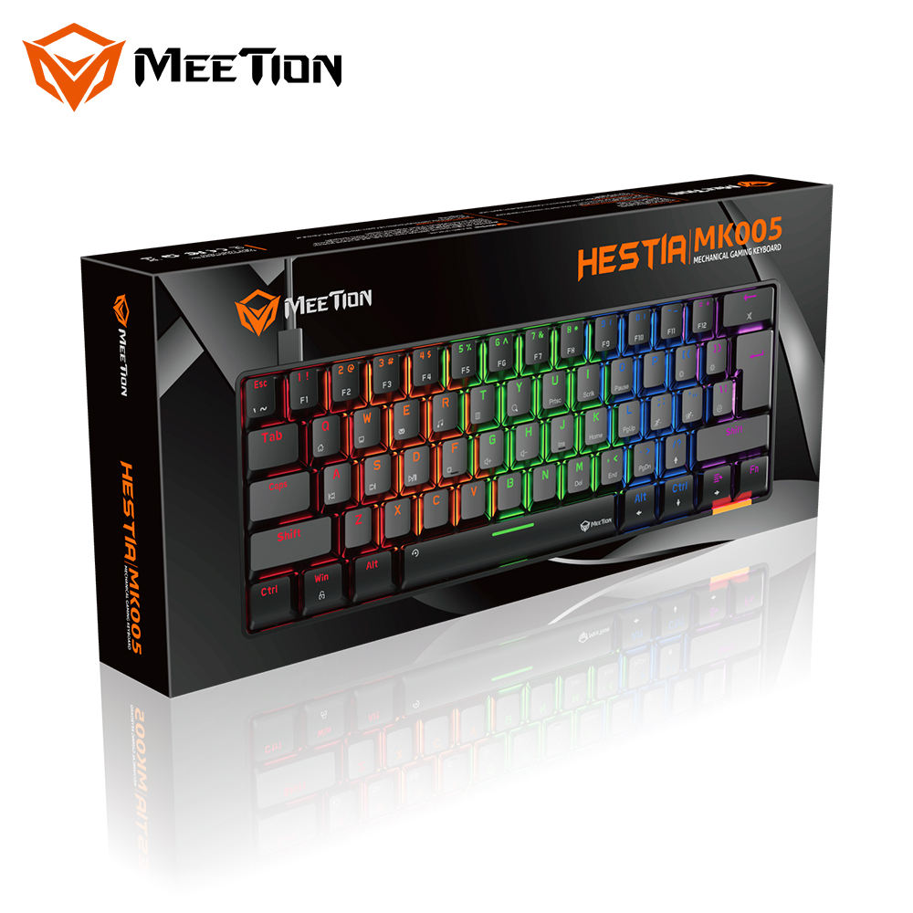 MEETION RGB Wired Mechanical Keyboard HESTIA - Black | MK005