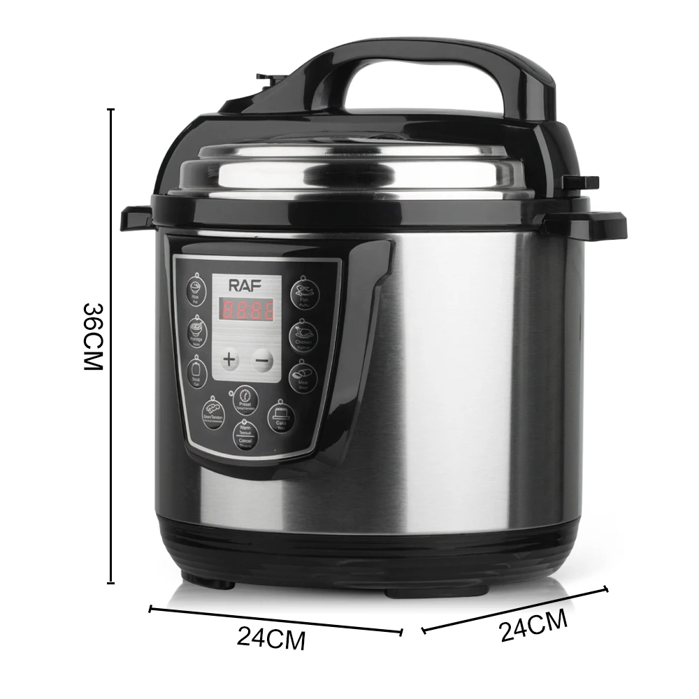 RAF Kitchen Cooking 6L Large Capacity Electrical Pressure Rice Cooker R177