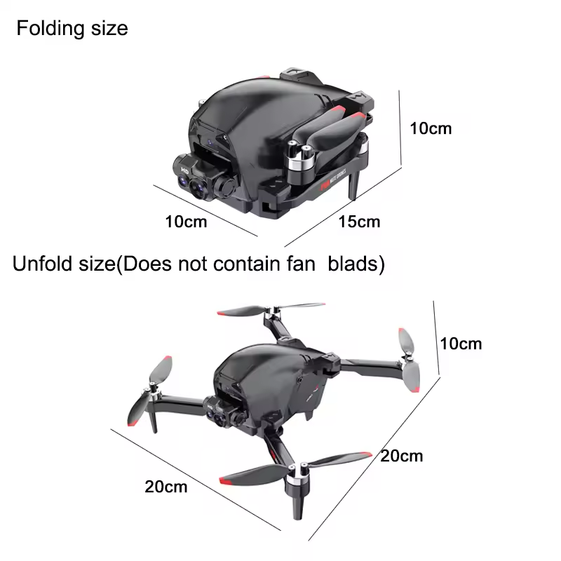 CS16 drone double camera