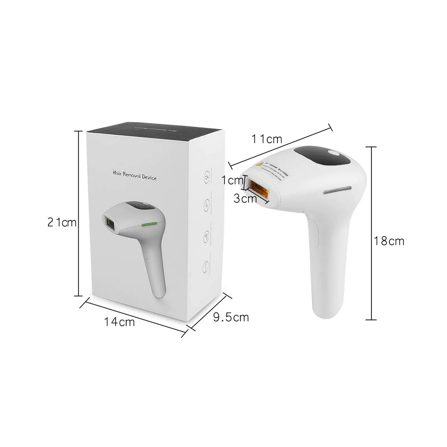 Safe and Effective IPL Permanent Laser Hair Removal Device for Face and Body for Men and Women