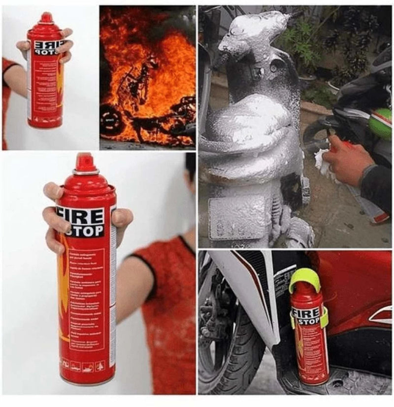Fire Extinguisher Spray with Stand for Car Spray 500ml 3 pieces