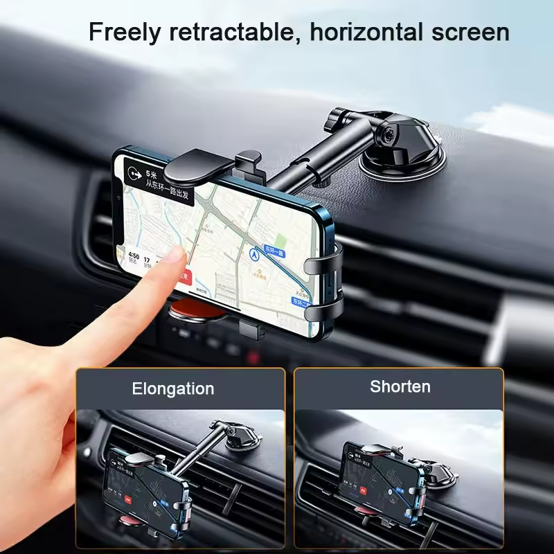 Universal 360° Car Mobile Phone Holder – Gravity Sensing Mount