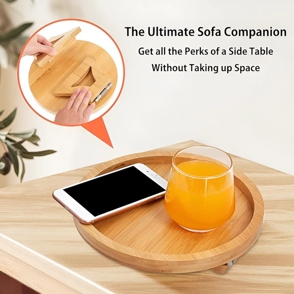 Bamboo Sofa Arm Tray