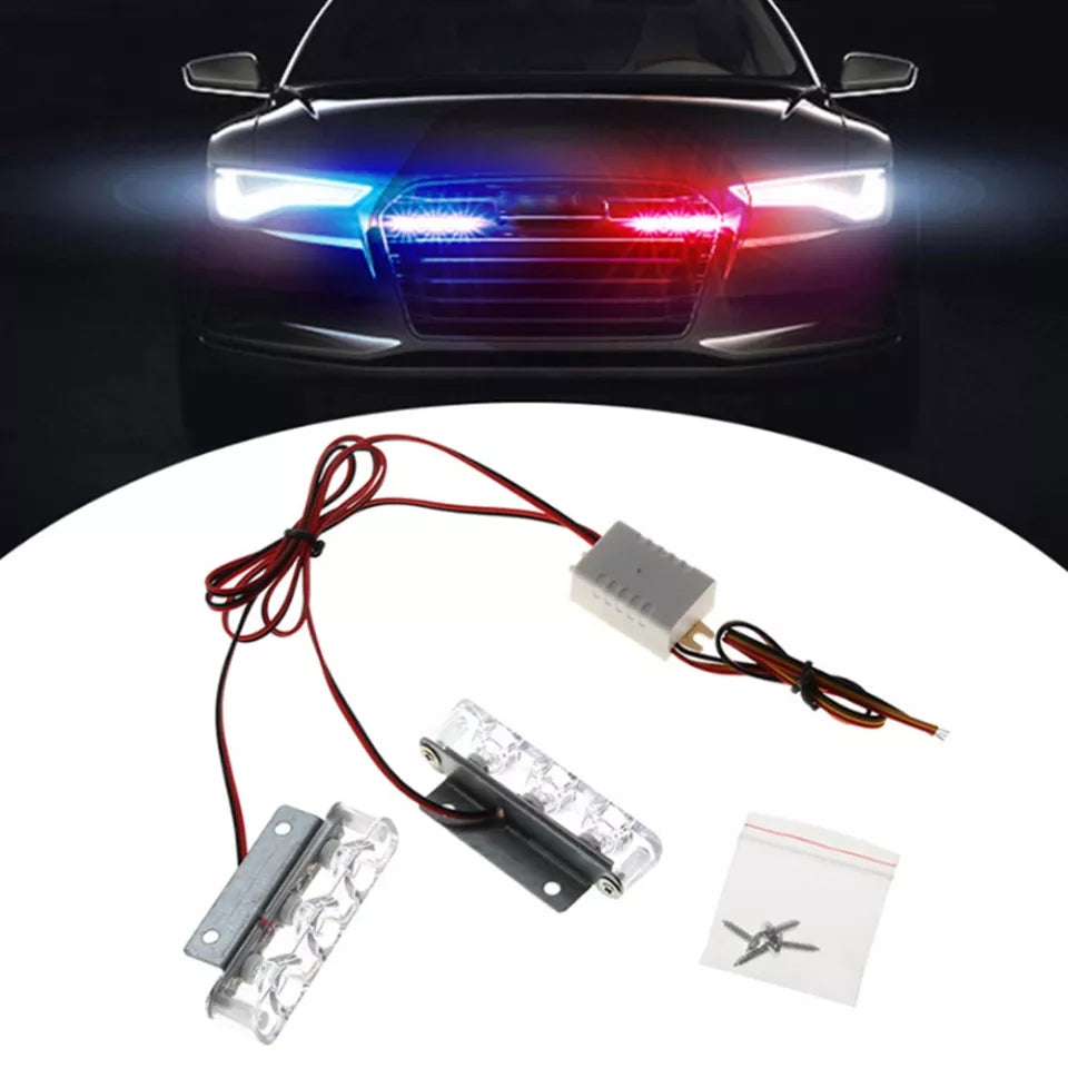 Car Police Strobe Lights Flashers 3 Led Stobe Lights For All Colors