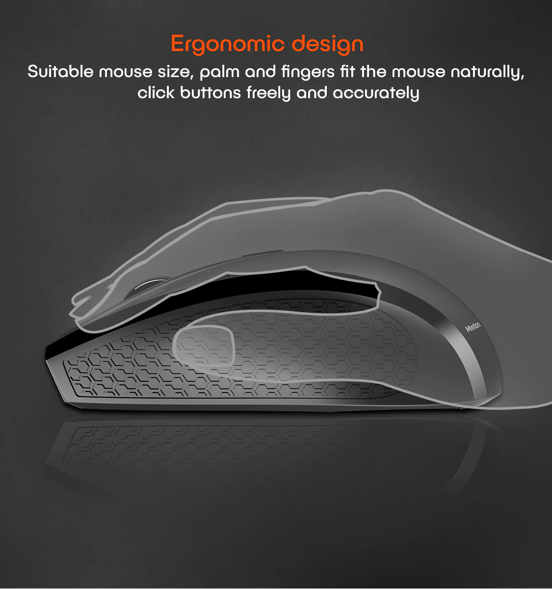 Meetion 2.4G Wireless Mouse Laptop Optical Mouse R560