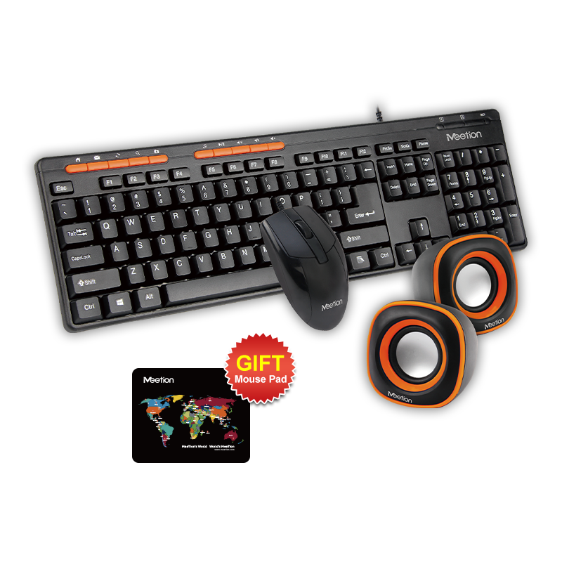 MEETION C105 WIRED KEYBOARD + MOUSE + SPEAKER COMBO
