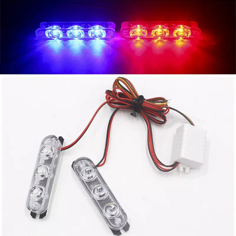 Car Police Strobe Lights Flashers 3 Led Stobe Lights For All Colors