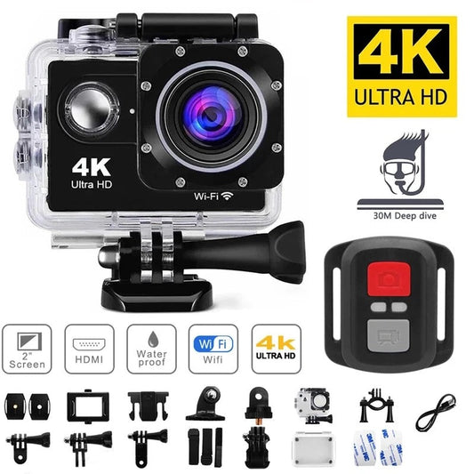 HD Waterproof Sport Action Camera 1080P/60FPS WiFi 2.0" 170D