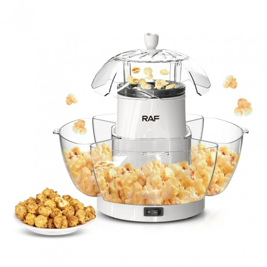 Large Capacity Electric Popcorn Machine with Bowl 1200W RAF R9004