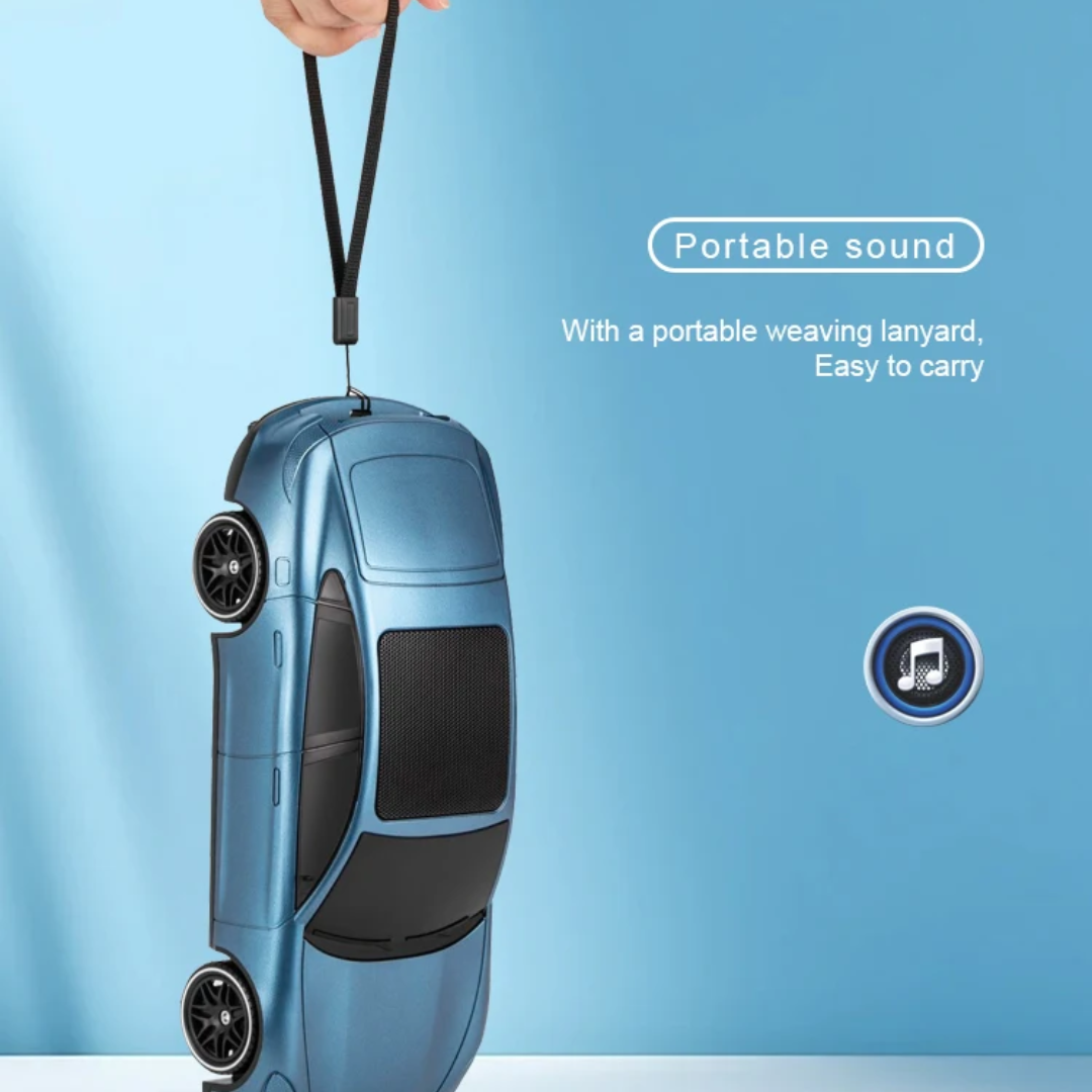 Kisonli  Bluetooth Speaker Car Model Speaker with Solar Charging Function Wireless Speaker