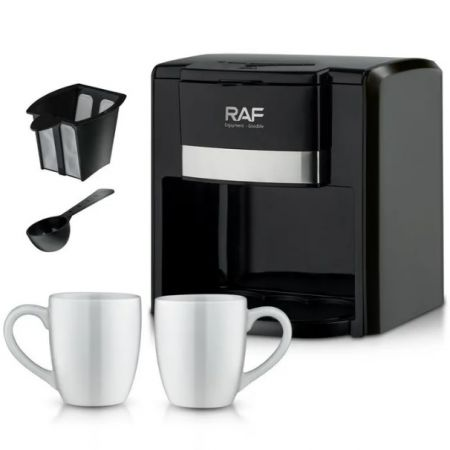 RAF Coffee Maker With 2 Free Mug 650W 420ML R115