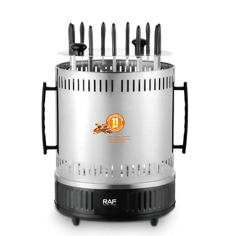 RAF Multifunctional Electric Grill Vertical Portable Rotating Barbecue 1500W R8628
