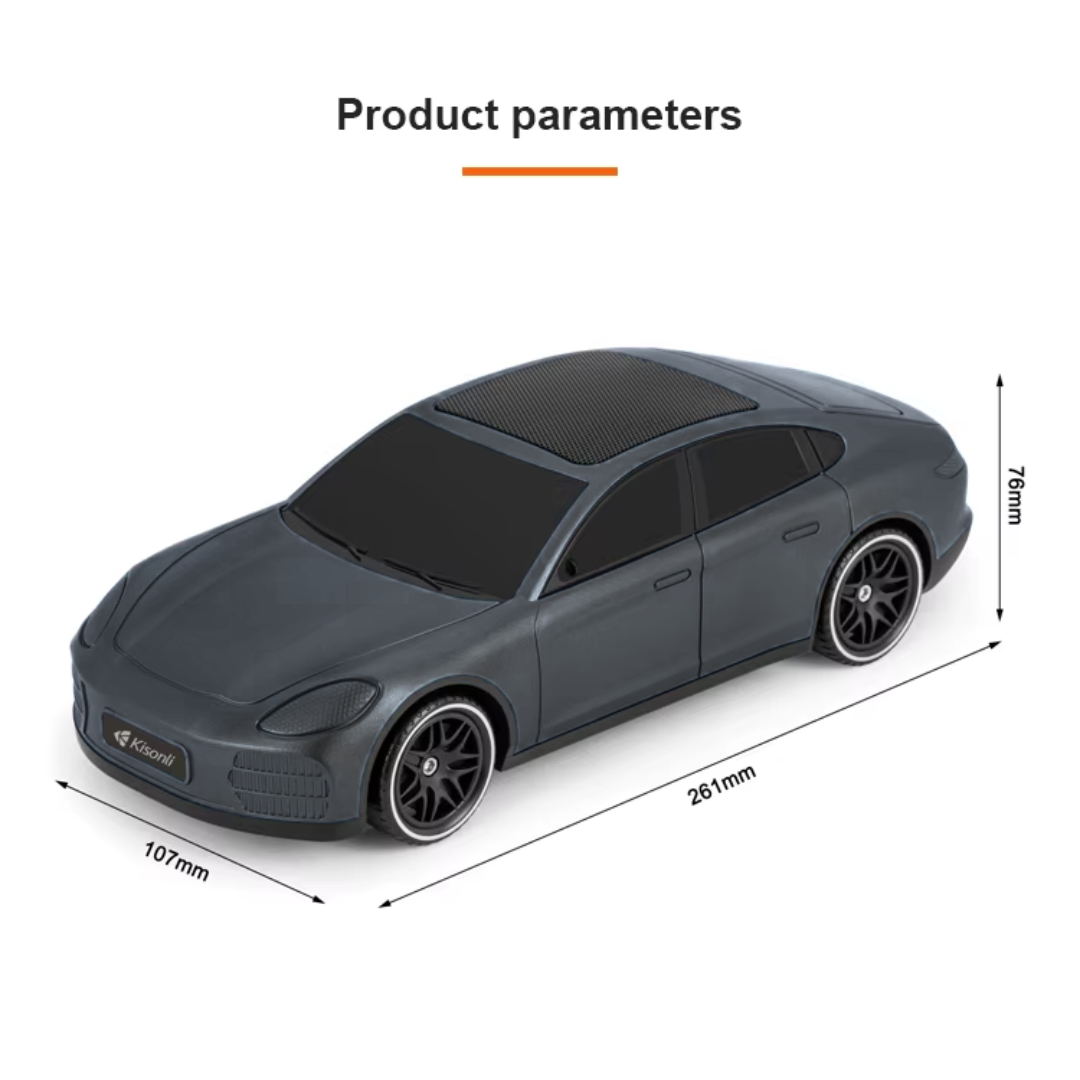 Kisonli  Bluetooth Speaker Car Model Speaker with Solar Charging Function Wireless Speaker