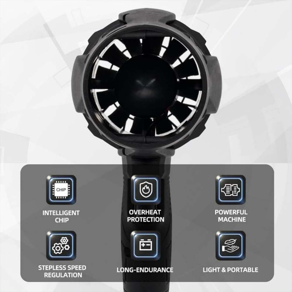 Air Pressure Power Blower Mini Cordless With Leaf Blower Cordless Compressed Air Duster 120mph for Car Wash