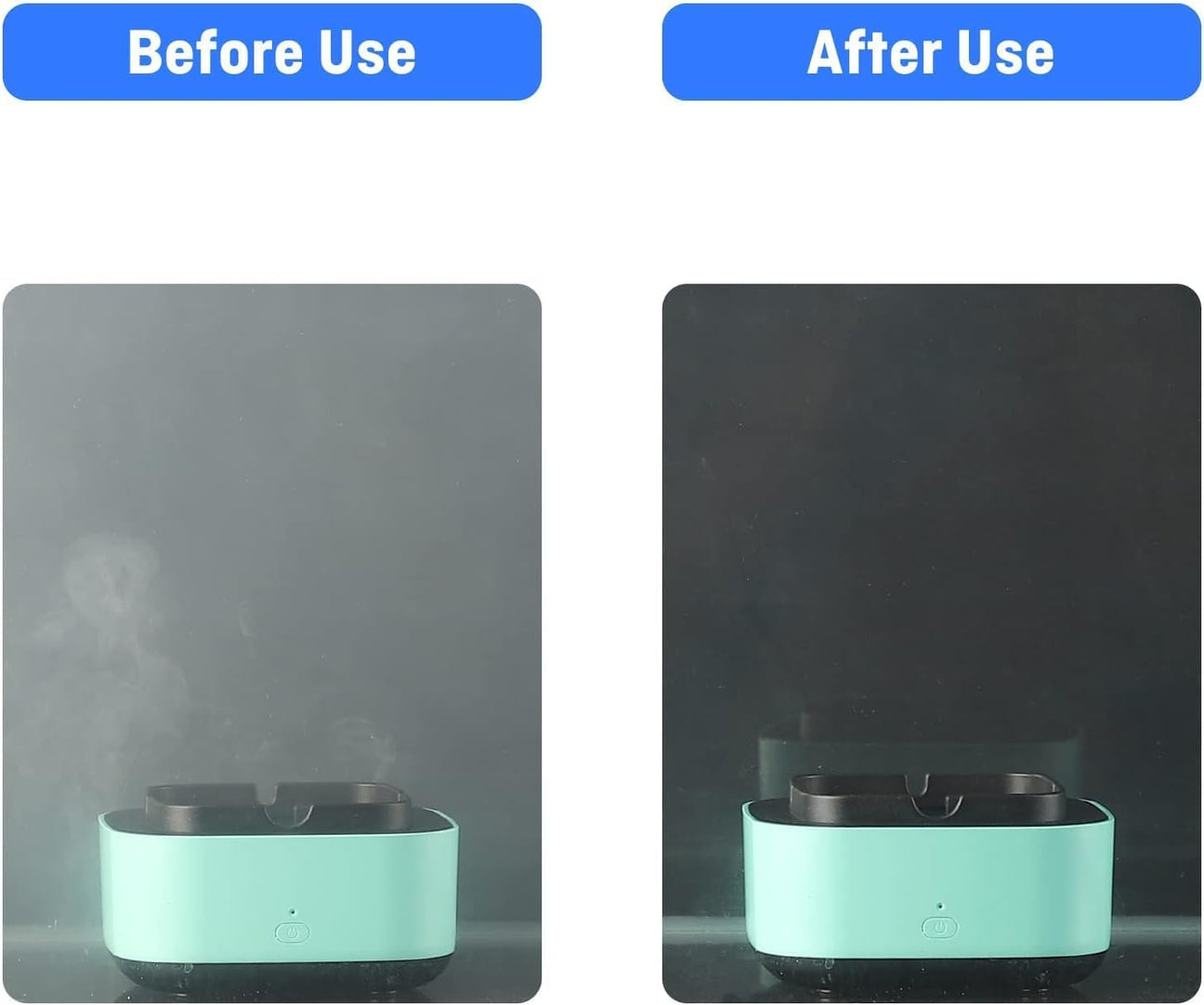 ERL_LB, Smokeless Ashtray for Cigarettes Indoor, 2-in-1 With Air Purifier Multifunctional Smokeless Ashtray