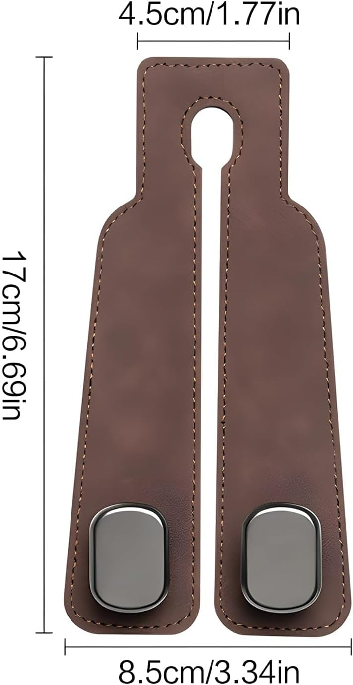 Leather Car Seat Hooks