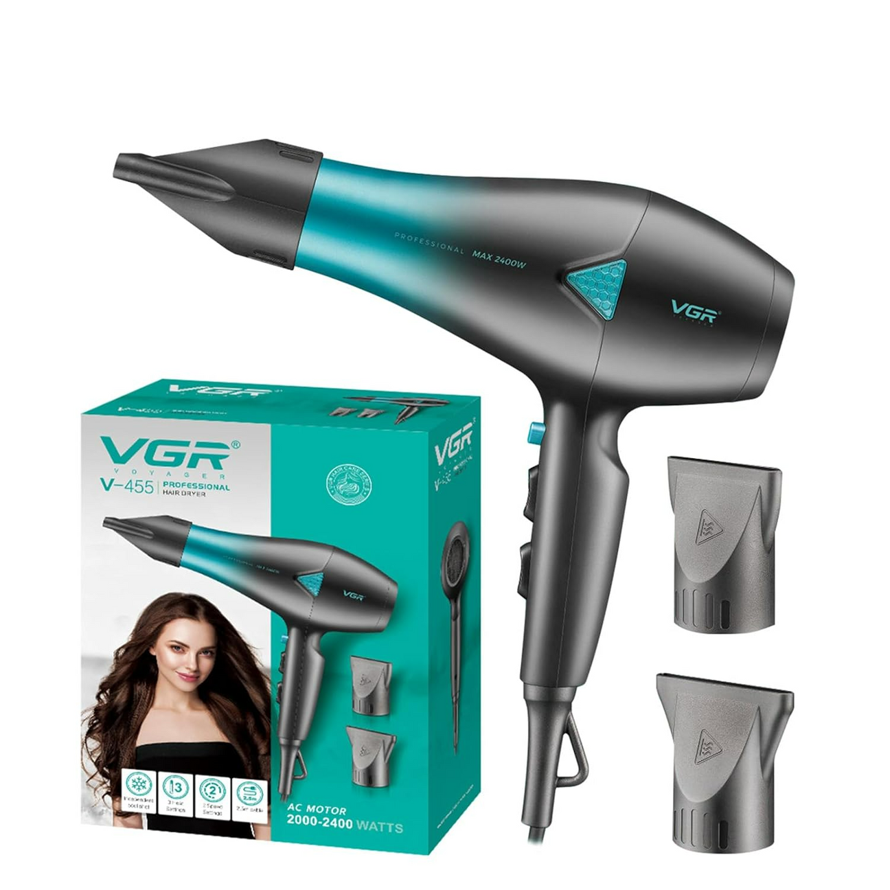 Professional Hair Dryer | 2400W High-Performanc