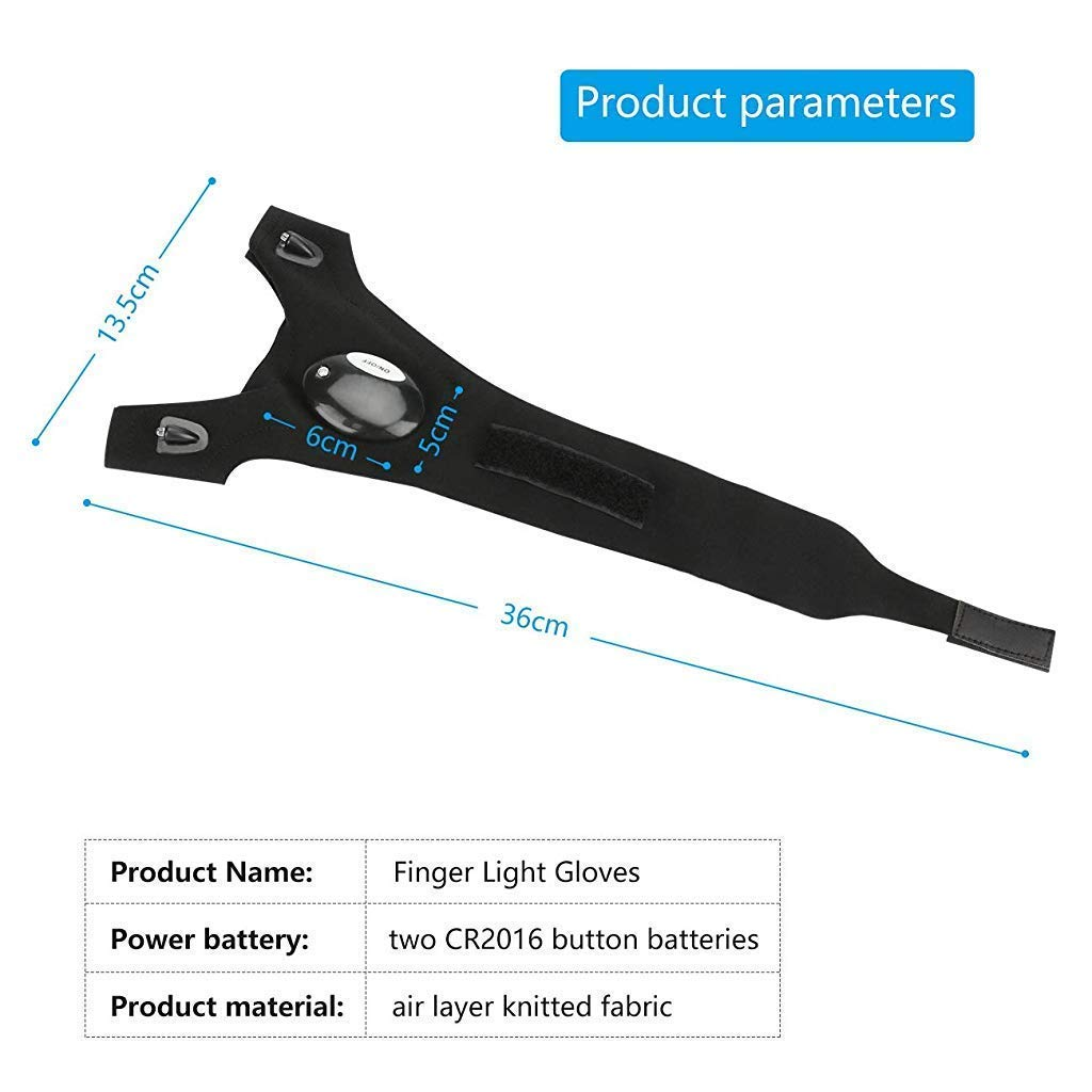 GloveLite Flashlight Glove Finger LED Light