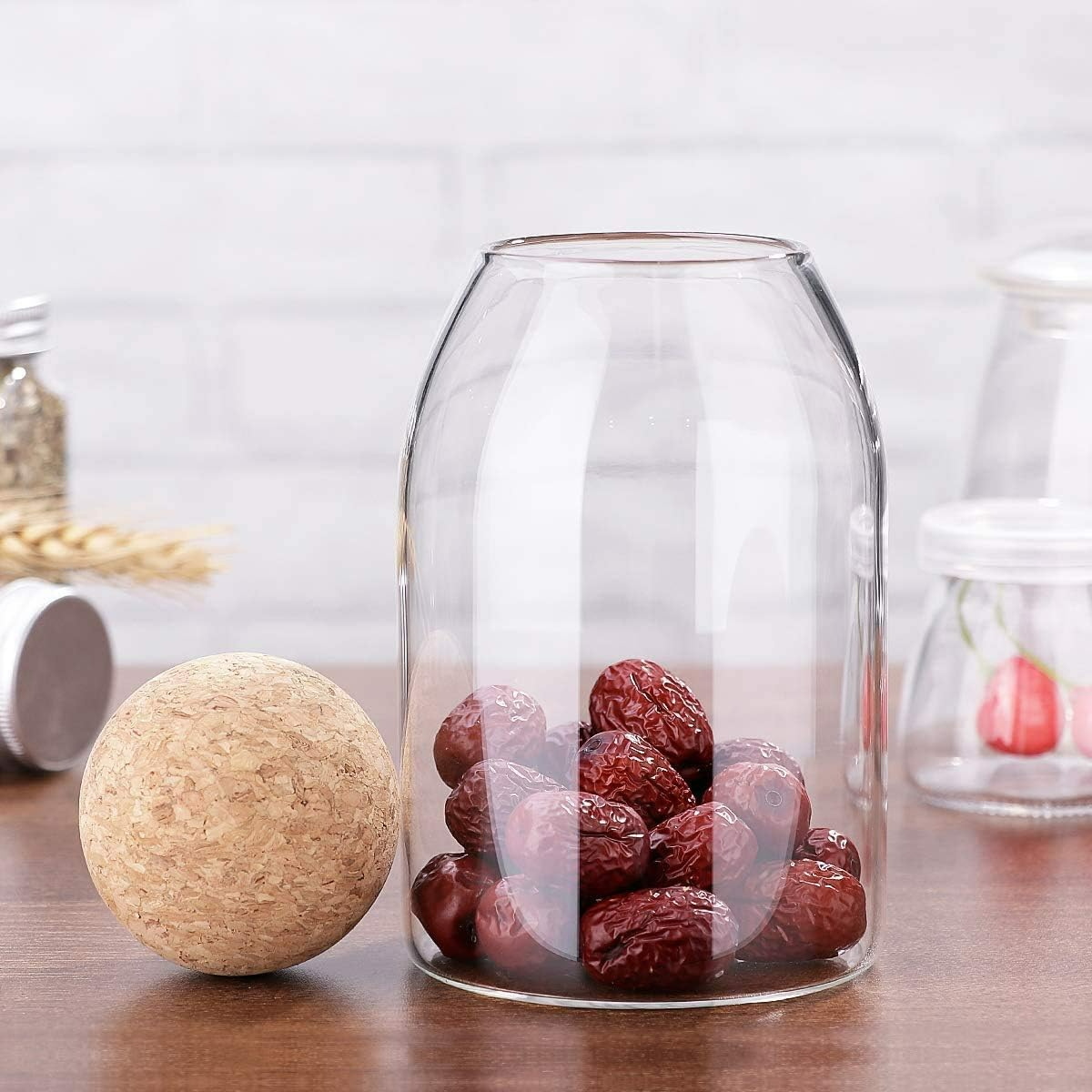800ml Glass Storage Jar with Bamboo Lid