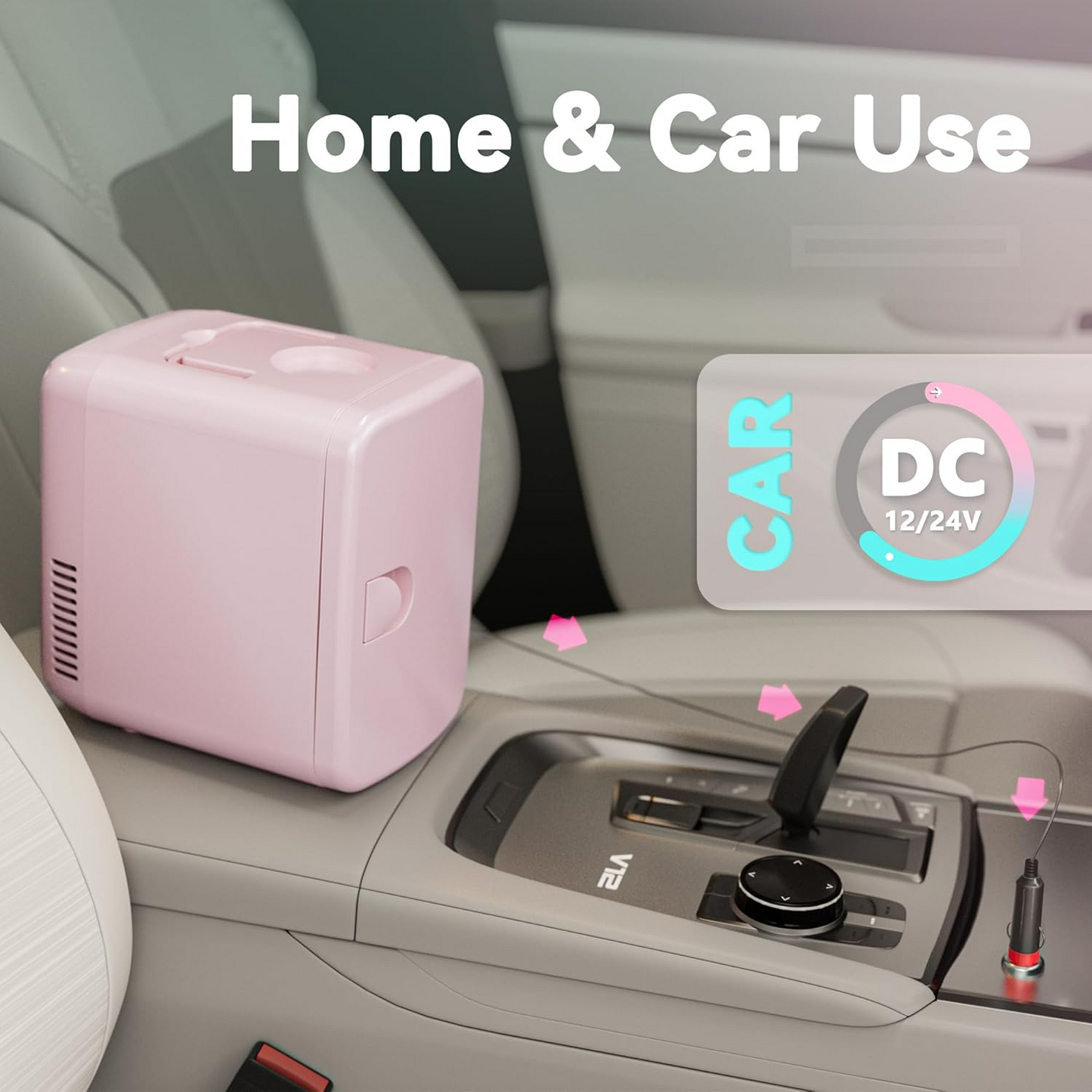 Mini Fridge - Portable Cooler & Warmer for Skincare, Drinks, Food