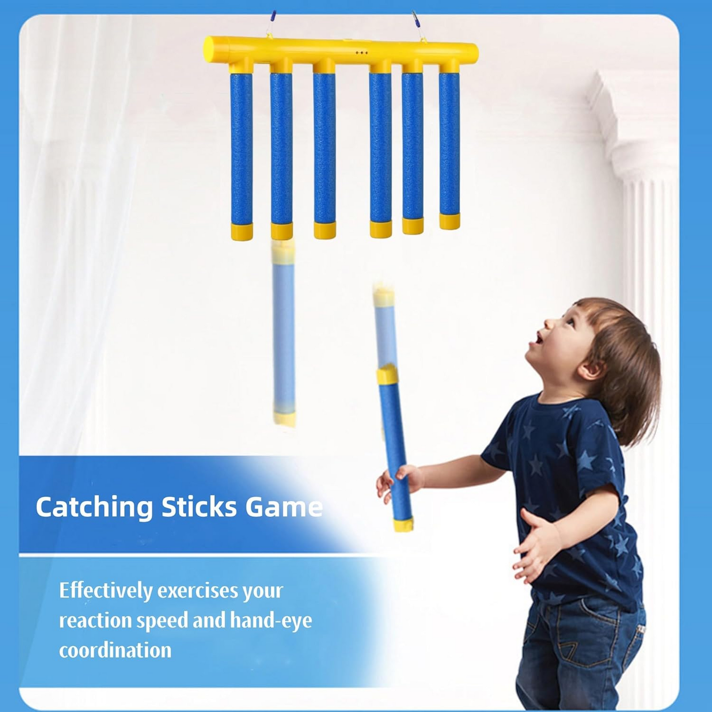 Catching stick toy -  Drop Stick Reflex Challenge Game