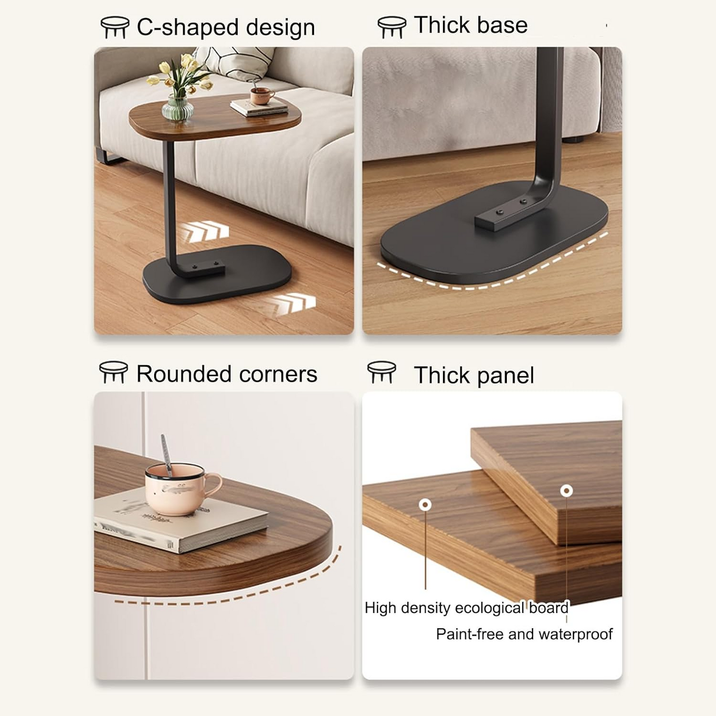 C-Shape Side Table
