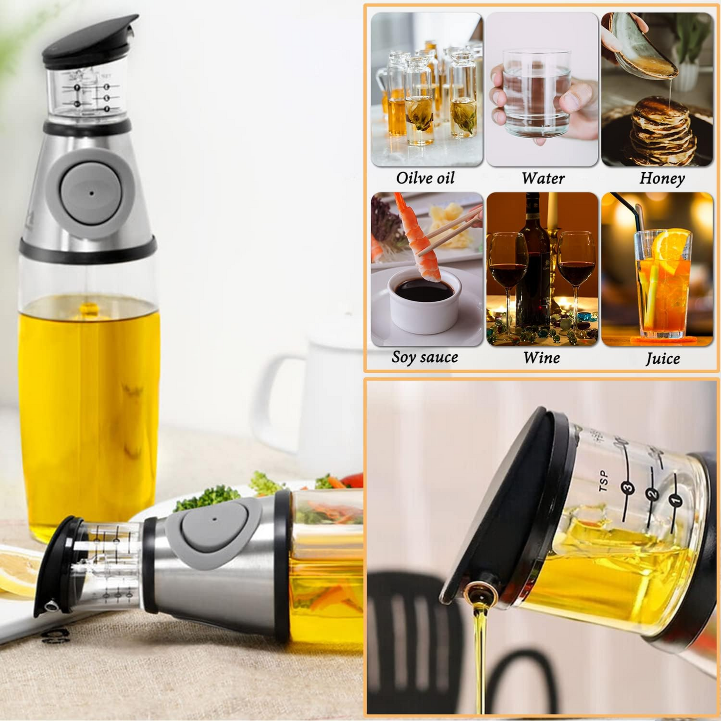 Oil-Bottle | Precise Measuring