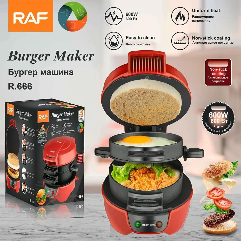 RAF Burger Maker 600W R666