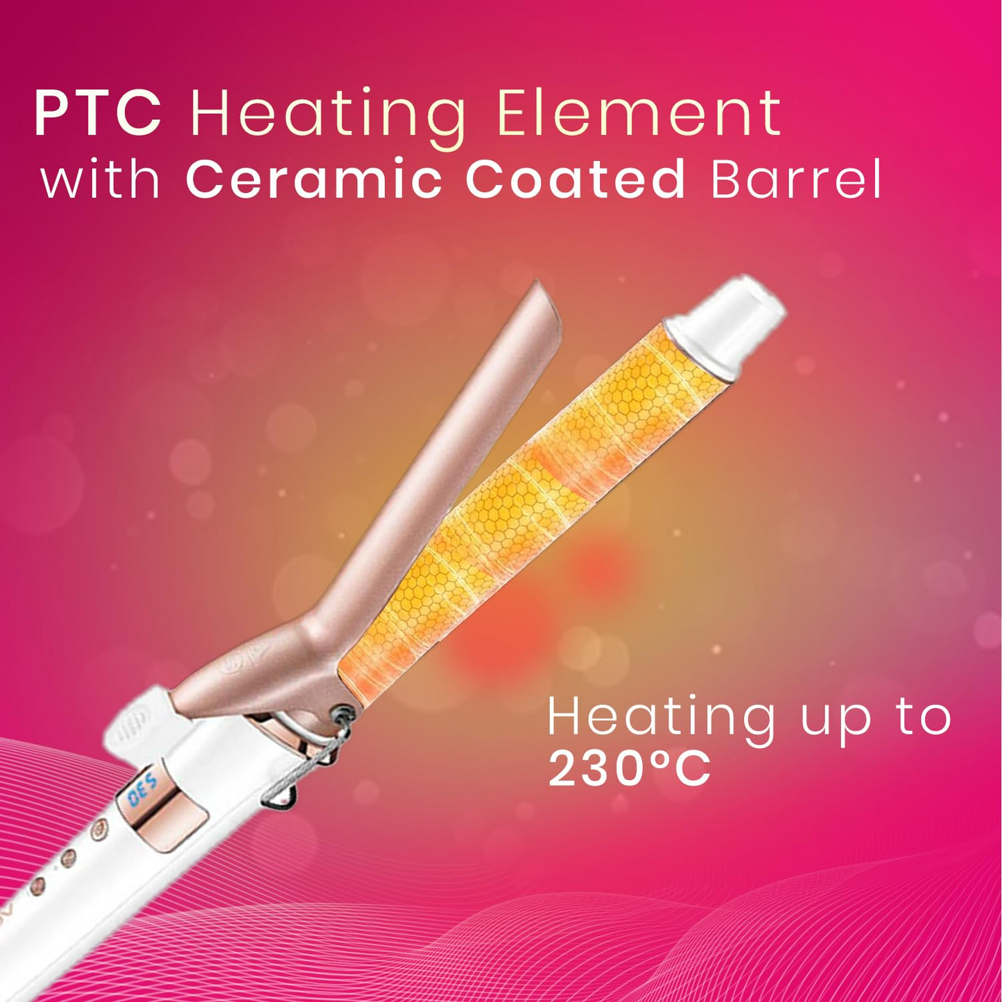 VGR Professional Hair Curling Iron Wand V578