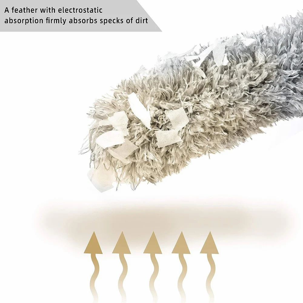 100 Inch Fan Duster, Extendable Microfiber Duster, Feather dust