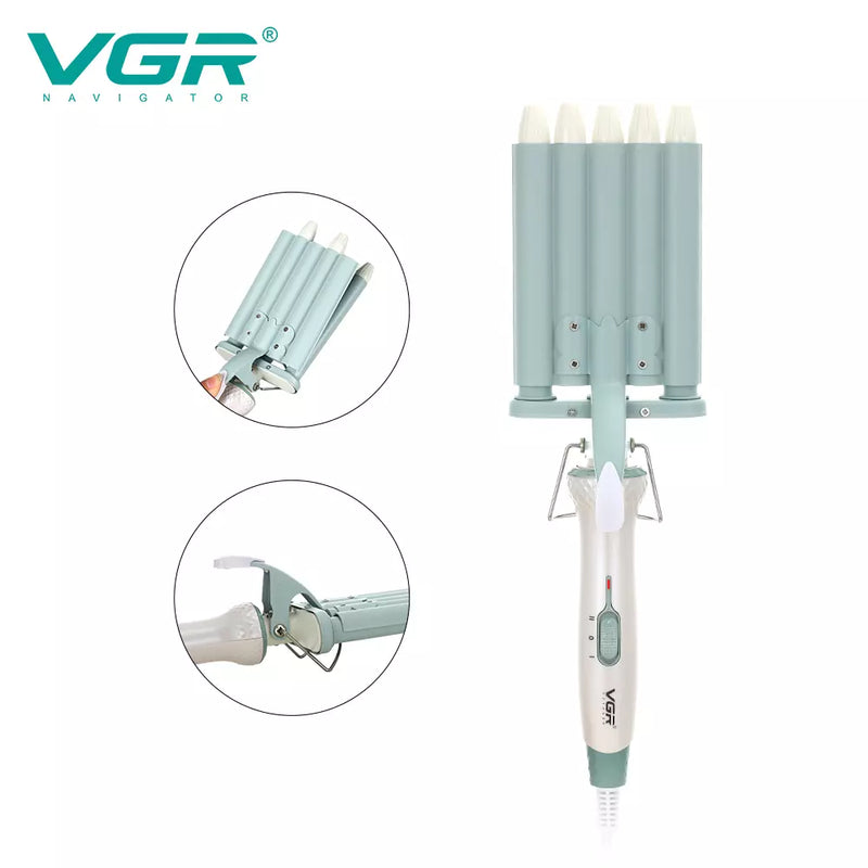 VGR V597, Professional Wavy Hair 5 Barrels Curling Iron