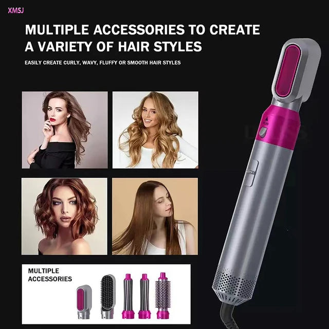 5 In 1 Hot Air Styler Hair Straightener