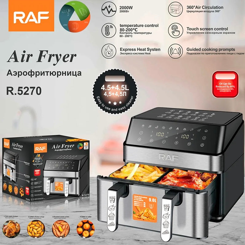 Raf Air Fryer 4.5L + 4.5L R5270