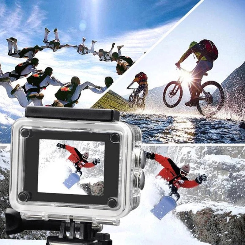 HD Waterproof Sport Action Camera 1080P/60FPS WiFi 2.0" 170D