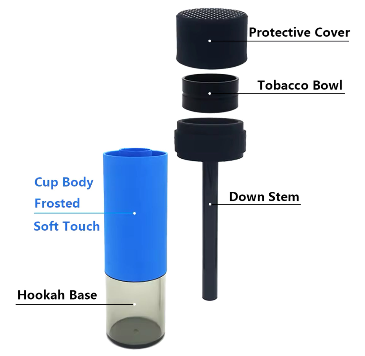 ERL_LB, Portable Car Hookah Small Shisha