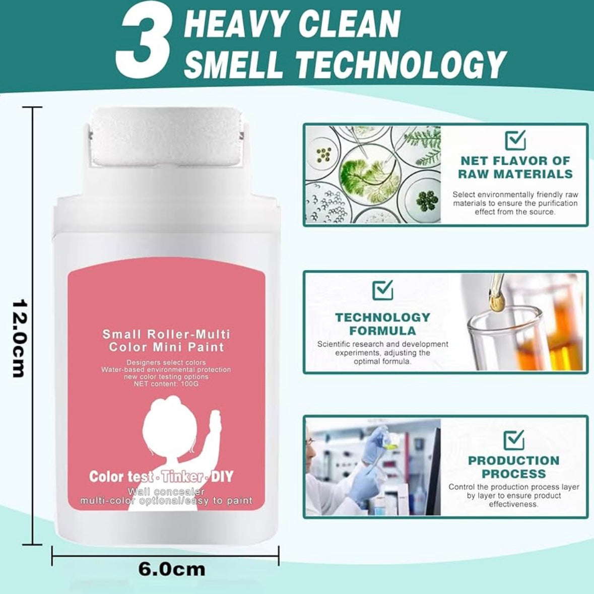 Small Rolling Brush Wall Latex Paint Wall Repair