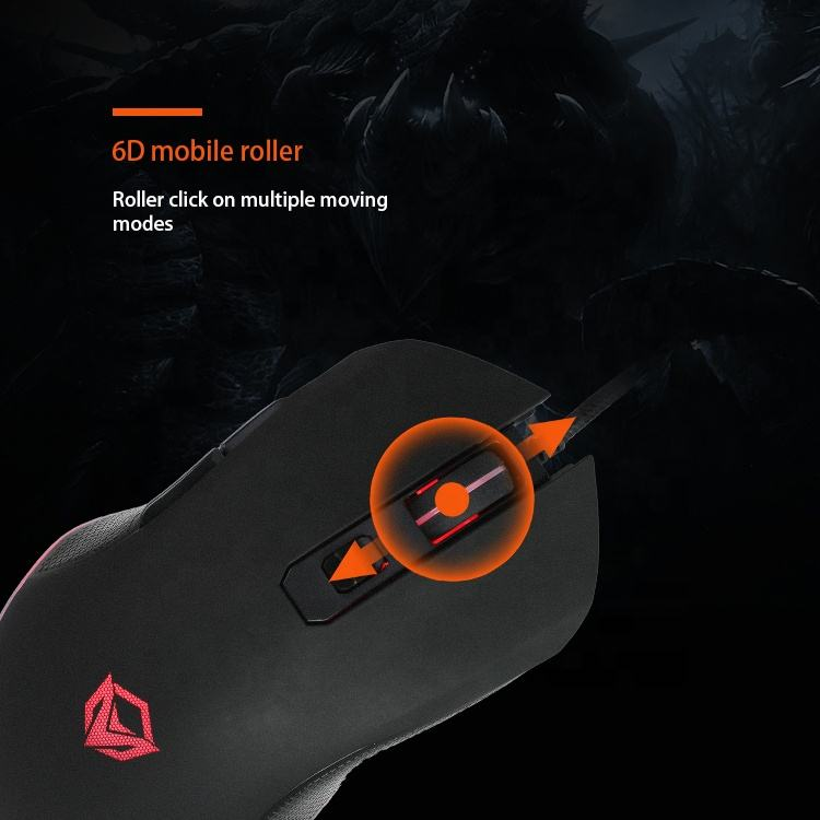 Backlit Gaming Keyboard and Mouse Combo Meetion C510 USB