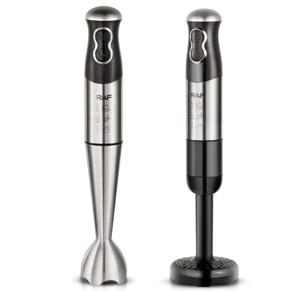 RAF 5 in 1 Stick Blender Set Vegetable Chopper Whisk Food Processor Immersion Hand Blender With Station R3004