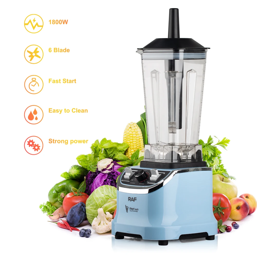 RAF Heavy Duty Electric Blender – 2L Smoothie & Juicer Blender with 6 Blades R2828