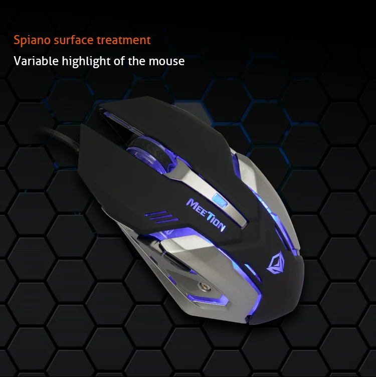 Meetion M915 Breathing LED Backlit Gaming Mouse