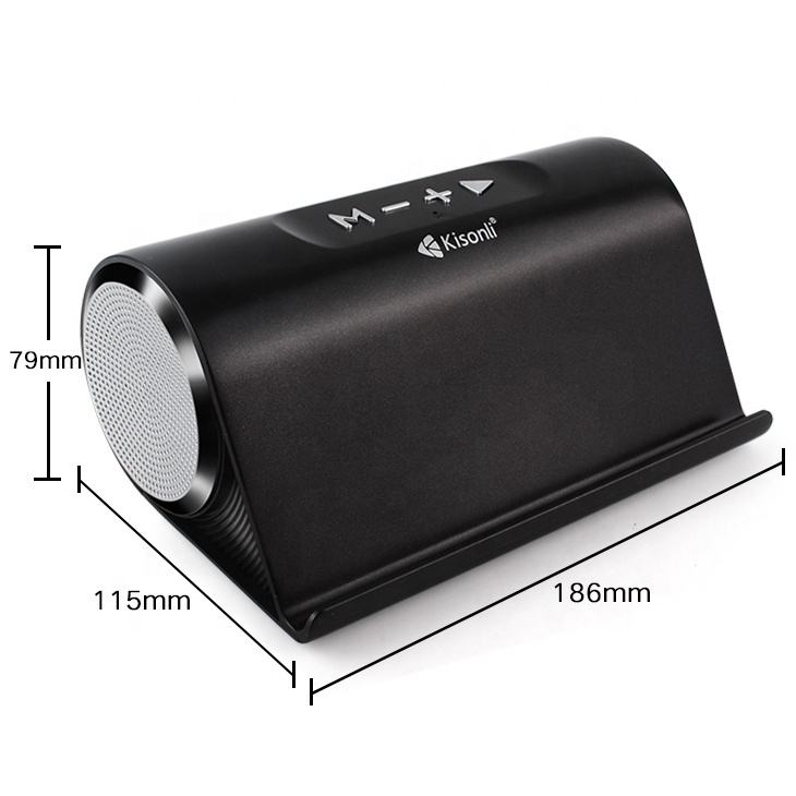 Kisonli KS-1981 Party Speaker Bluetooth Super Bass Portable Mobile Phone Holder Portable Smart Speaker