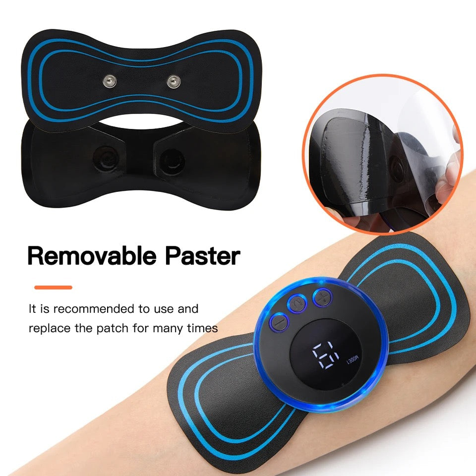 EMS Mini Portable Electric Neck, Back & Body Pain Relief Massager