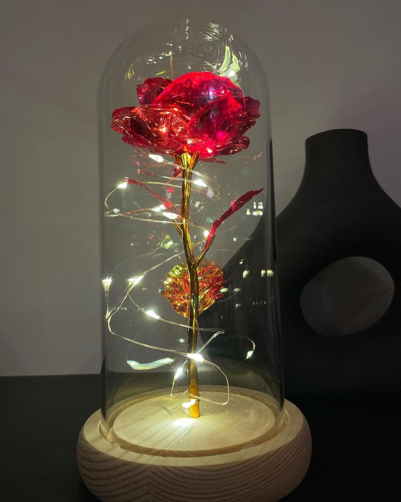 Valentine flower light