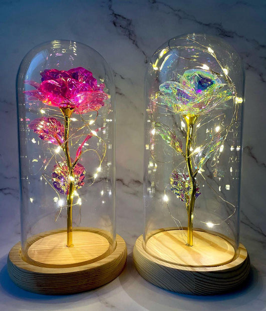 Valentine flower light